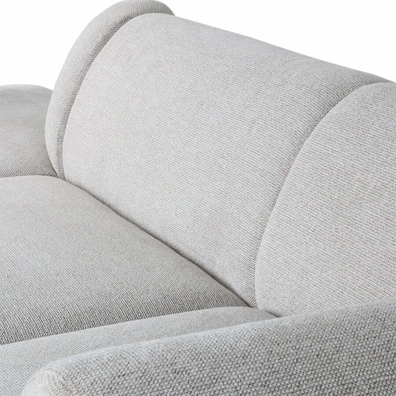 Module d'angle droit sneak gris clair Jax - Hkliving