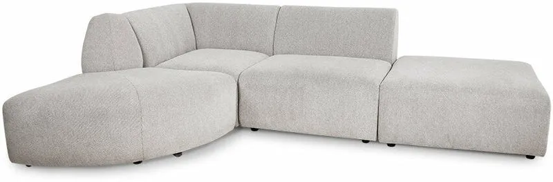 Repose-pieds sneak gris clair L Jax - HKliving