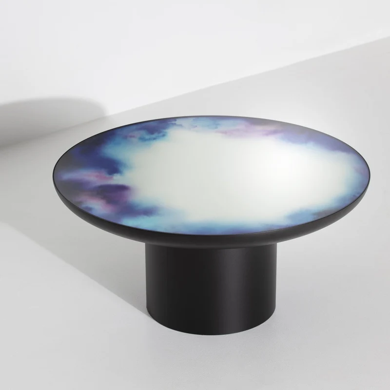 Table basse bleu-violet 75 cm Francis - Petite Friture