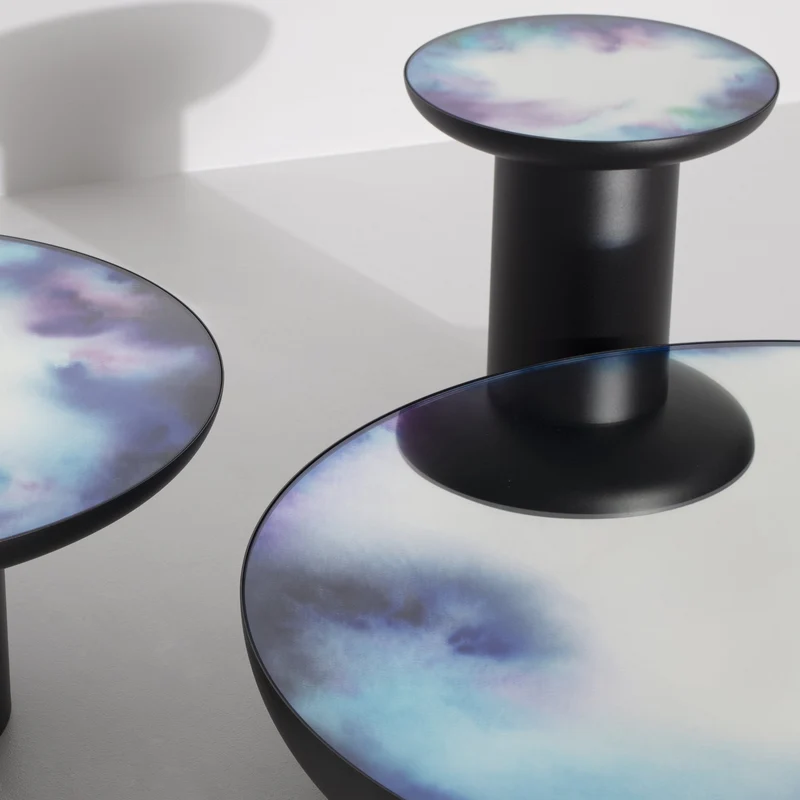 Table basse bleu-violet 75 cm Francis - Petite Friture