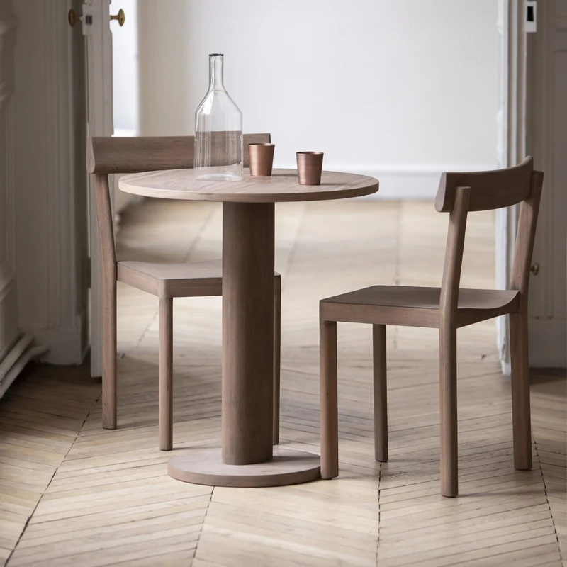 Table bistrot ronde avec pied central rond Galta - Kann Design