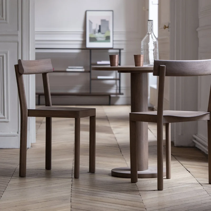 Table bistrot ronde avec pied central rond Galta - Kann Design