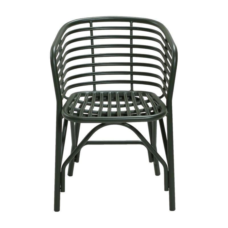 Chaise d'extérieur en aluminium vert Blend - Cane-Line