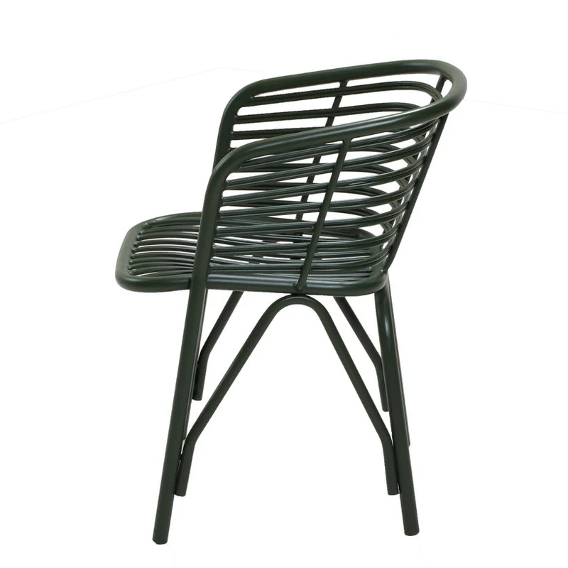 Chaise d'extérieur en aluminium vert Blend - Cane-Line