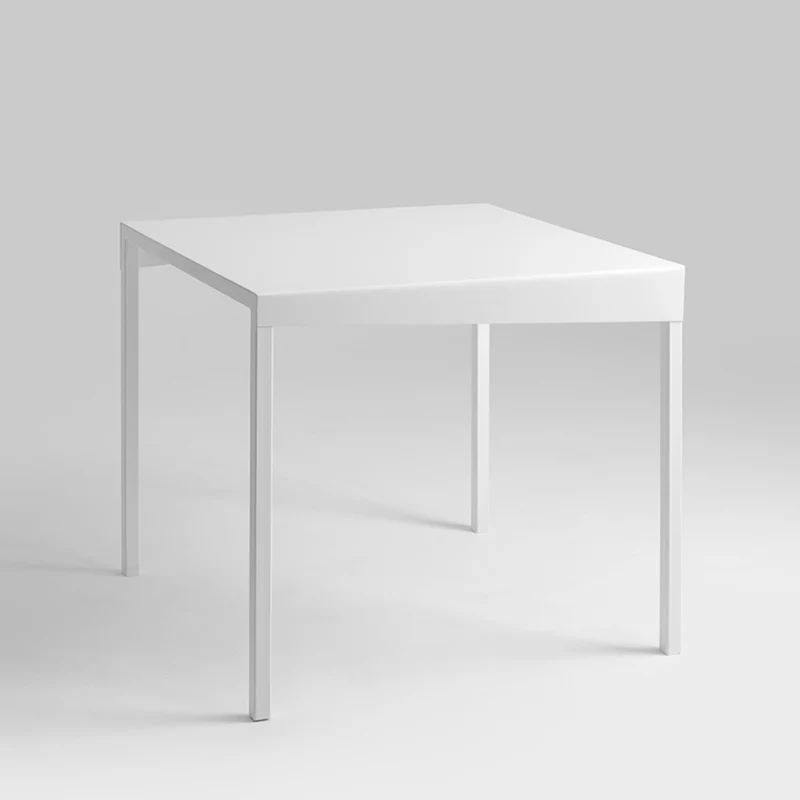 Table basse en métal blanc Obroos - Custom Form