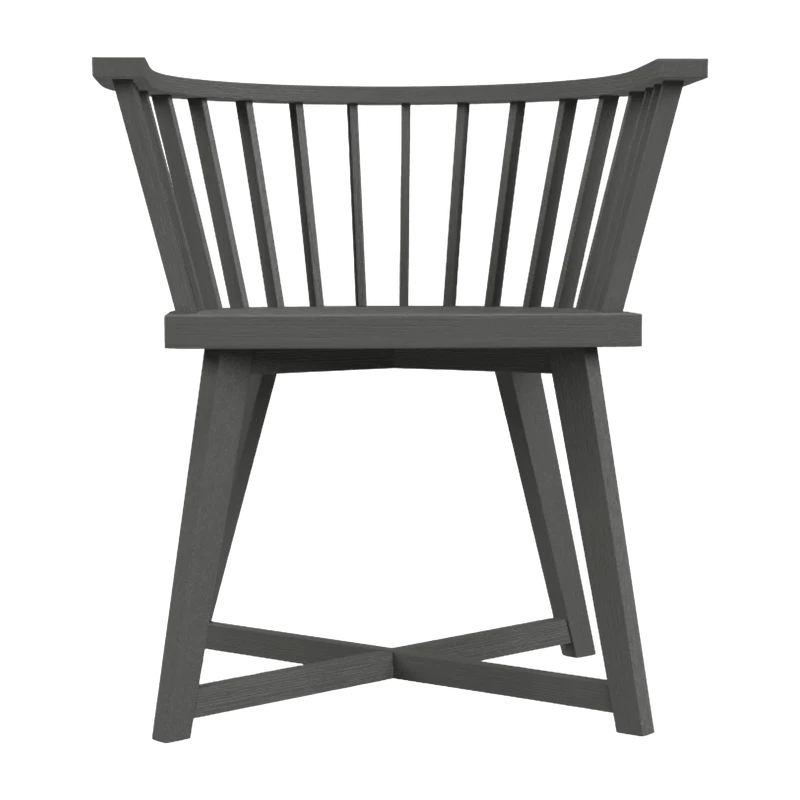 Chaise laquée gris Gray 24 - Gervasoni