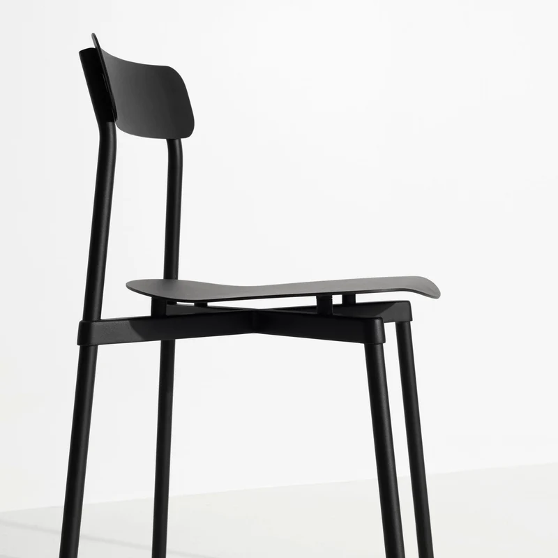 Chaise en métal corail Fromme - Petite Friture