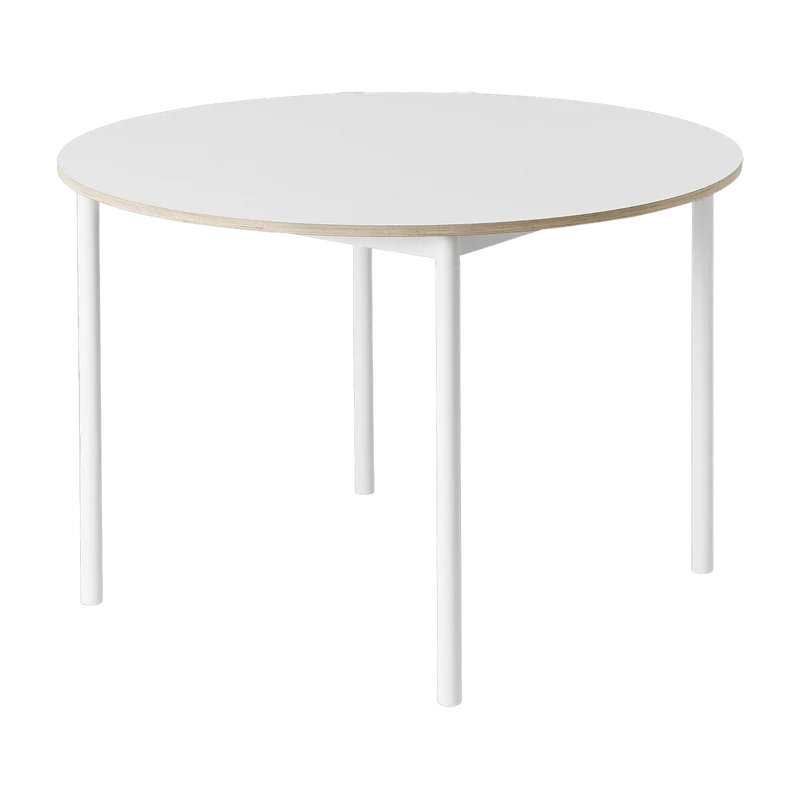 Table ronde blanche 110 cm Base - Muuto