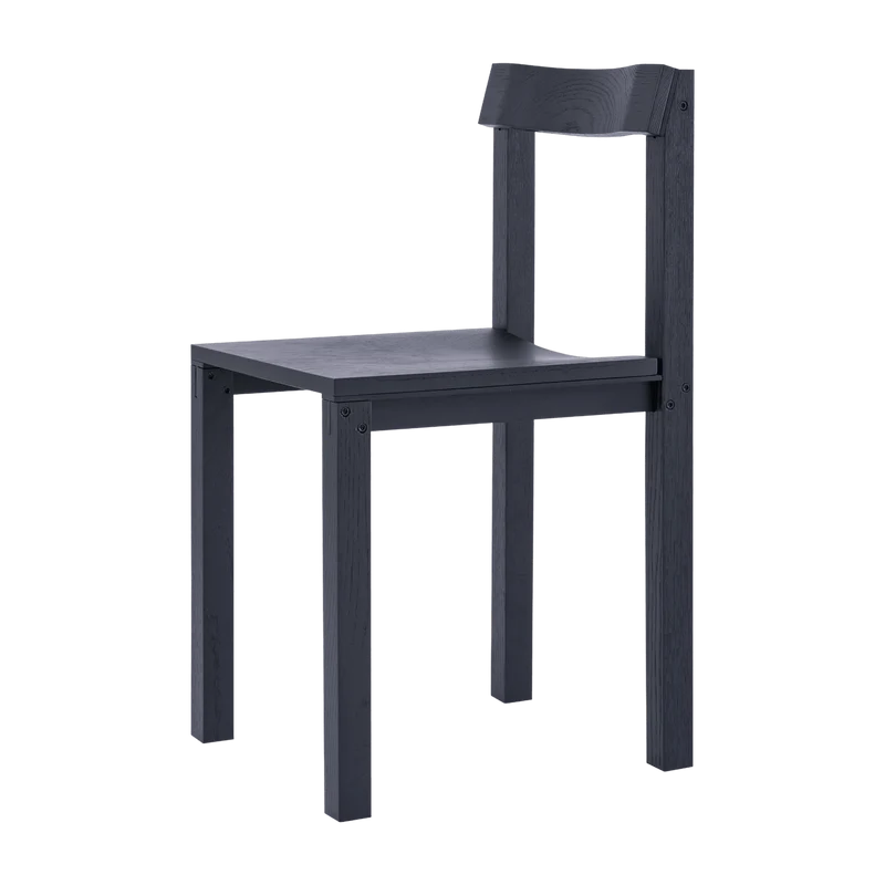 Chaise design en chêne noir Tal - Kann Design