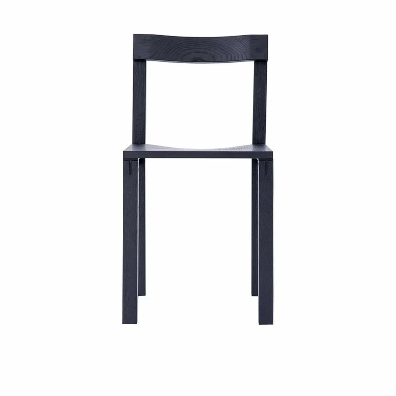 Chaise design en chêne noir Tal - Kann Design