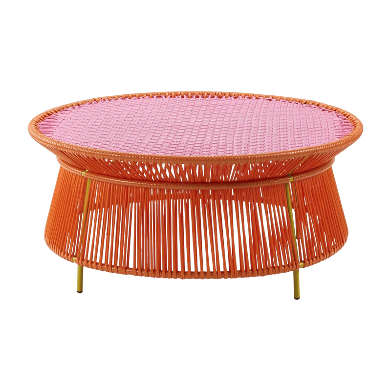 Table basse en acier orange Caribe - Ames