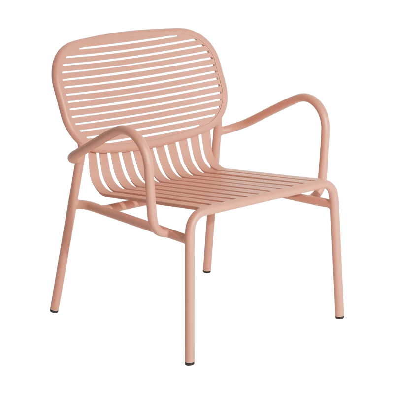 Fauteuil de jardin rose blush Week-End - Petite Friture