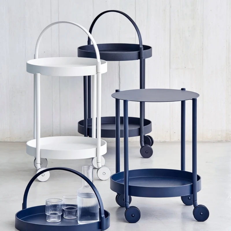 Chariot en aluminium noir Roll - Cane-Line