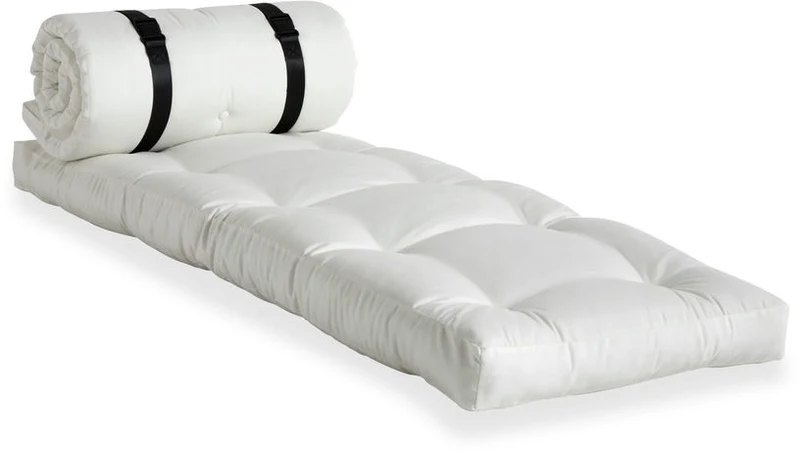 Futon de jardin dépliable blanc Buckle-Up - Karup Design
