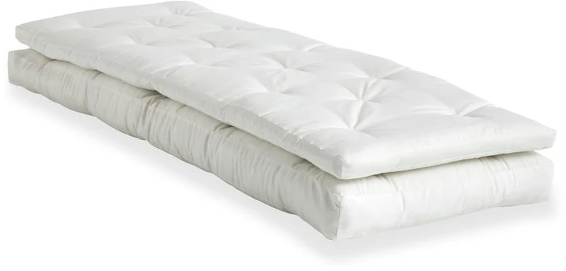 Futon de jardin dépliable blanc Buckle-Up - Karup Design