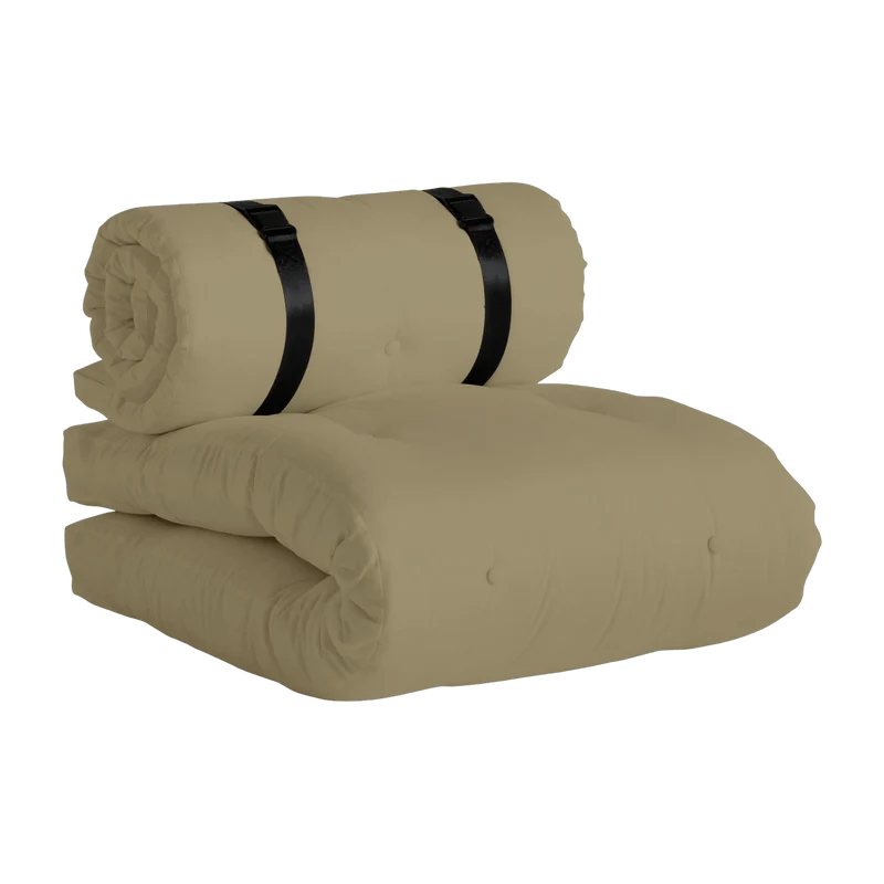Futon de jardin dépliable beige Buckle-Up - Karup Design