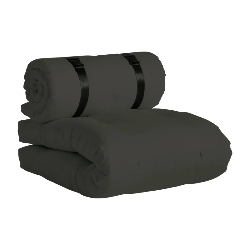 Futon de jardin dépliable gris Buckle-Up - Karup Design