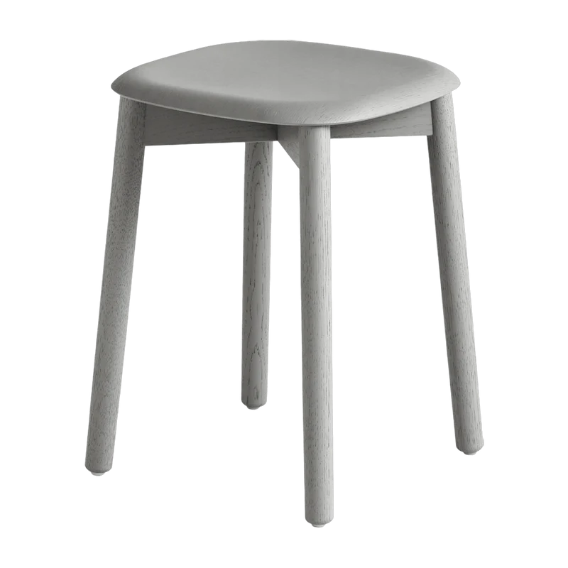 Tabouret en bois de chêne gris Soft Edge 72 - HAY
