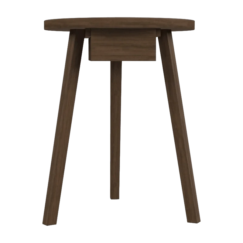 Table de chevet en noyer Gray 45 - Gervasoni