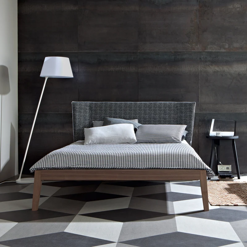 Table de chevet en noyer Gray 45 - Gervasoni