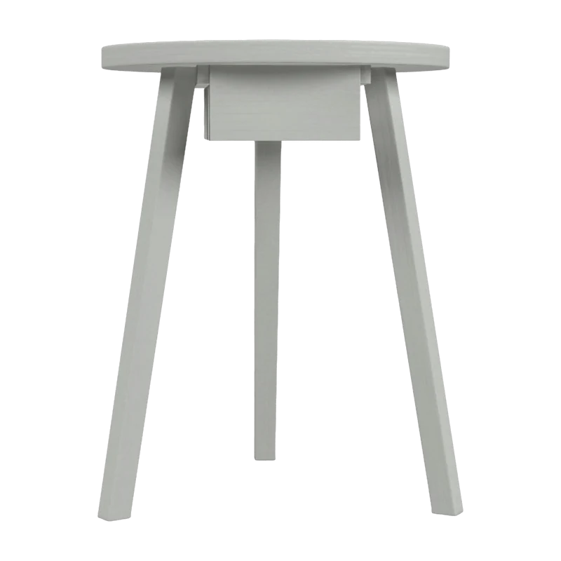 Table de chevet laqué blanc Gray 45 - Gervasoni