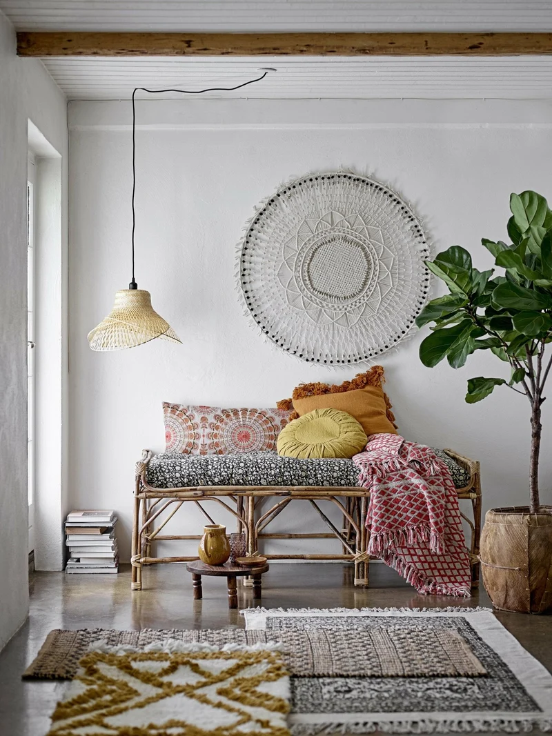 Banc en cannage Pammi - Bloomingville