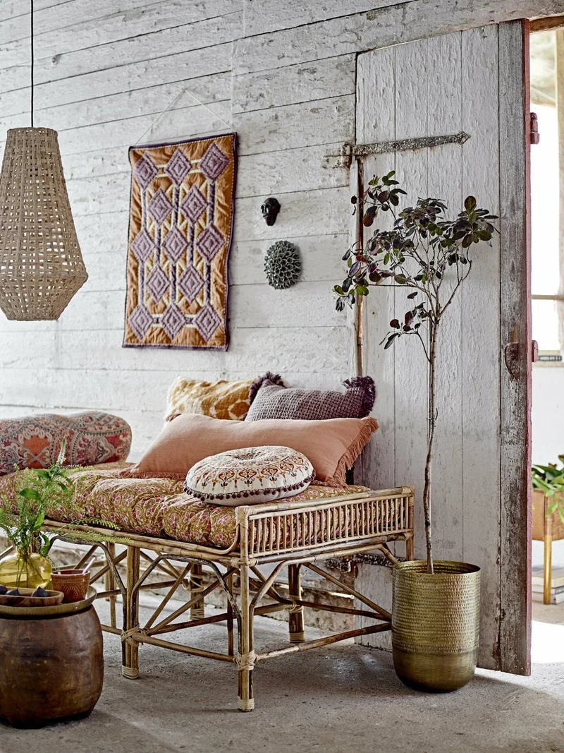 Banc en cannage Pammi - Bloomingville
