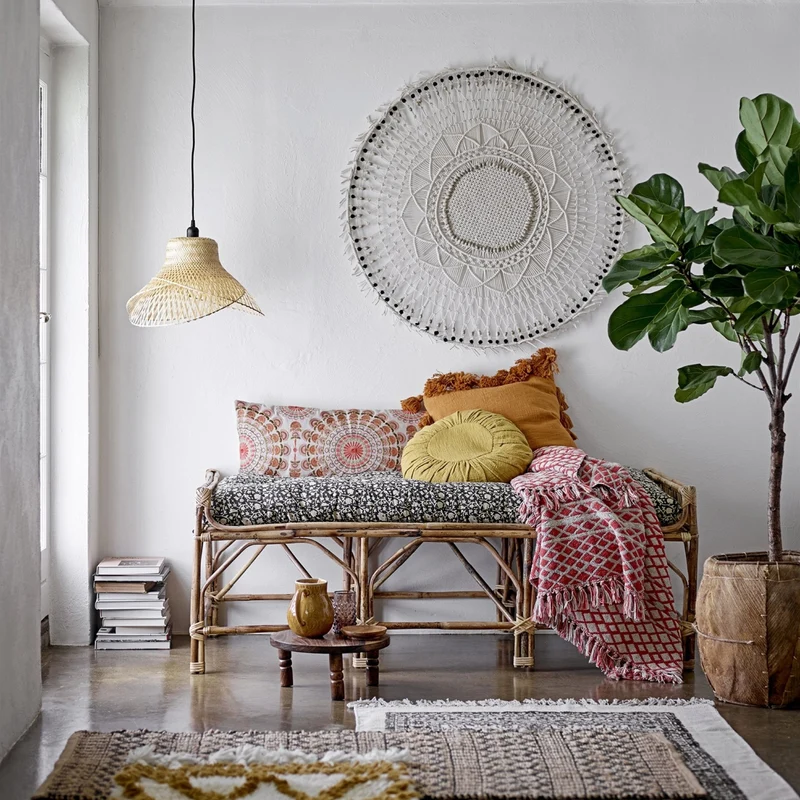 Banc en cannage Pammi - Bloomingville