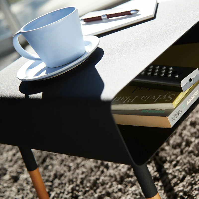 Table de chevet noir Plain - Yamazaki