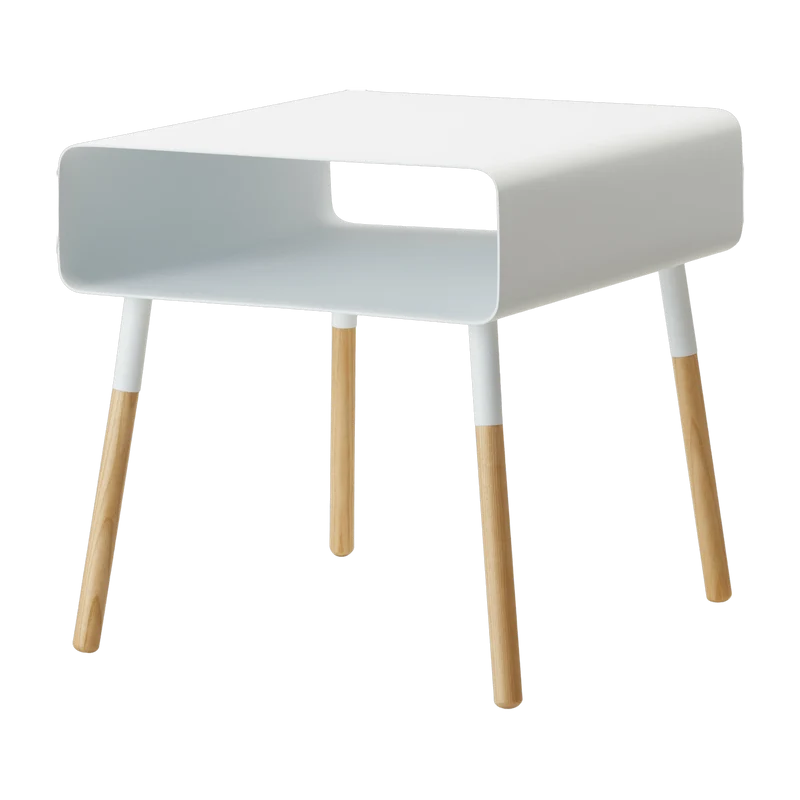 Table de chevet blanc Plain - Yamazaki