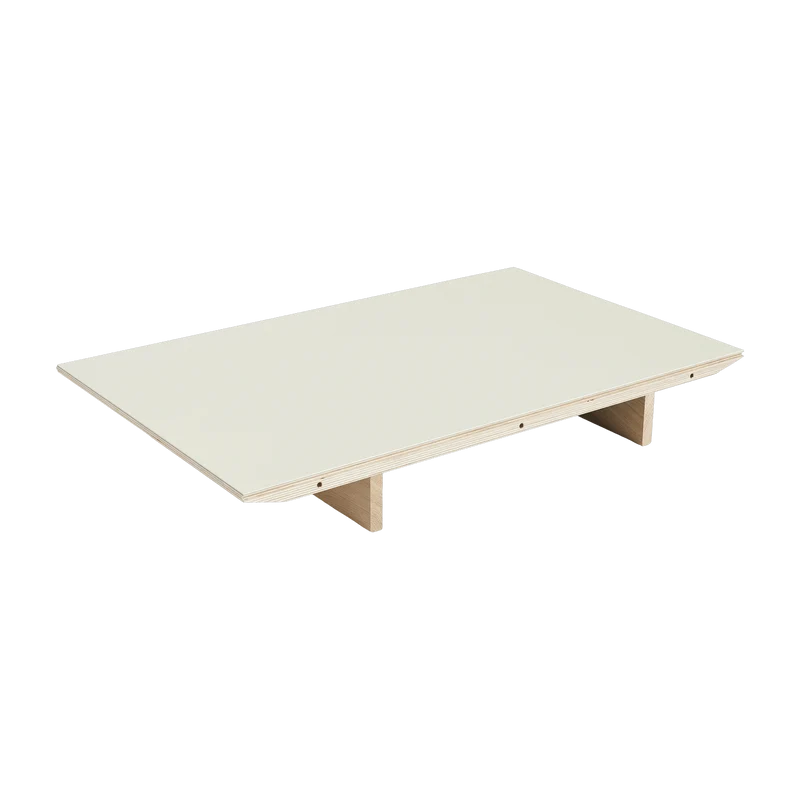 Rallonge écru contreplaqué laqué mat pour table CPH 30 Extensible - HAY