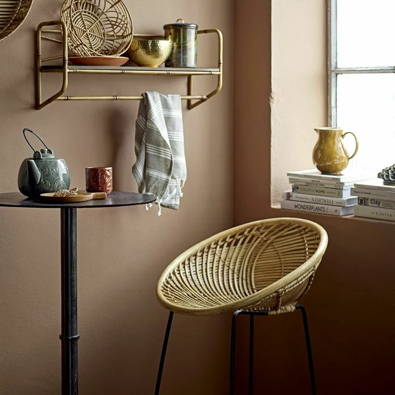Tabouret de bar en rotin Yvonne - Bloomingville