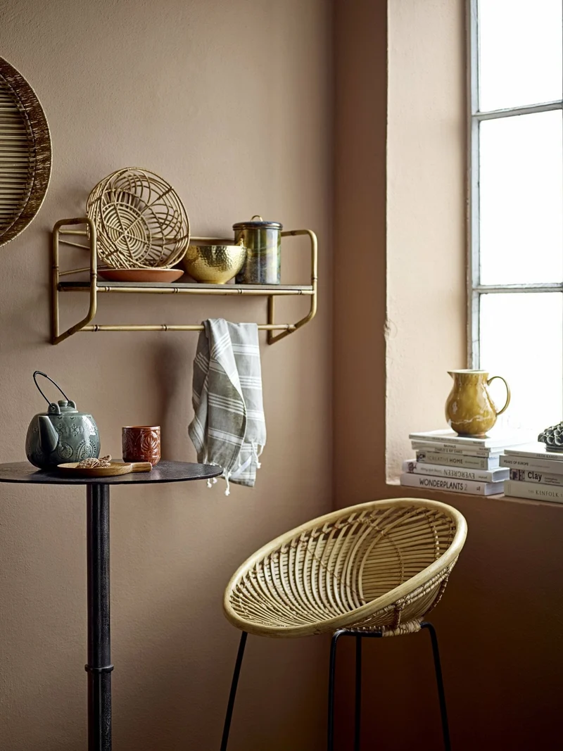 Tabouret de bar en rotin Yvonne - Bloomingville