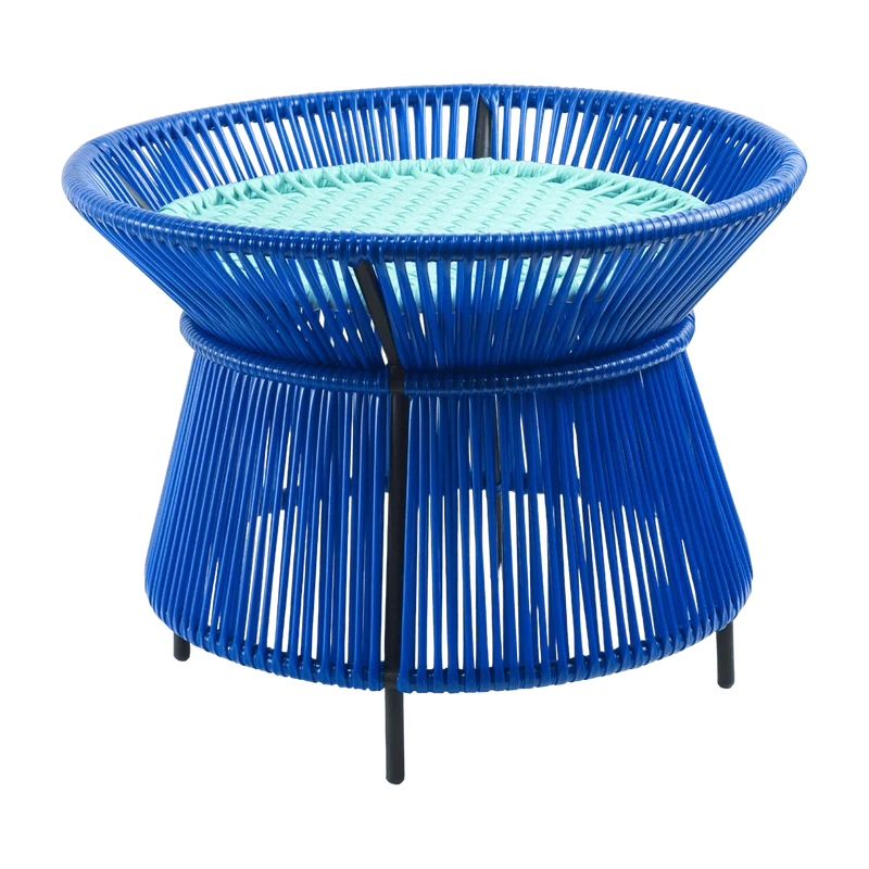 Table en acier bleu Caribe - Ames