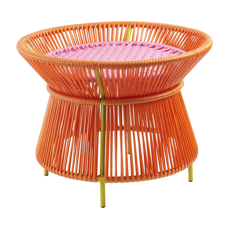Table en acier orange Caribe - Ames