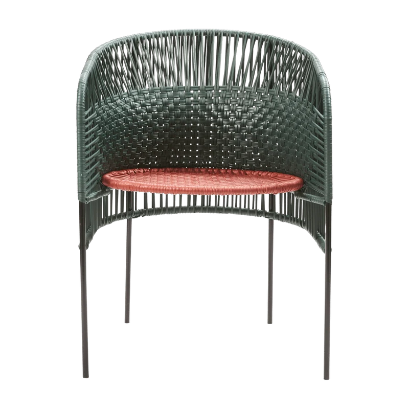 Chaise en acier vert Caribe Chic - Ames