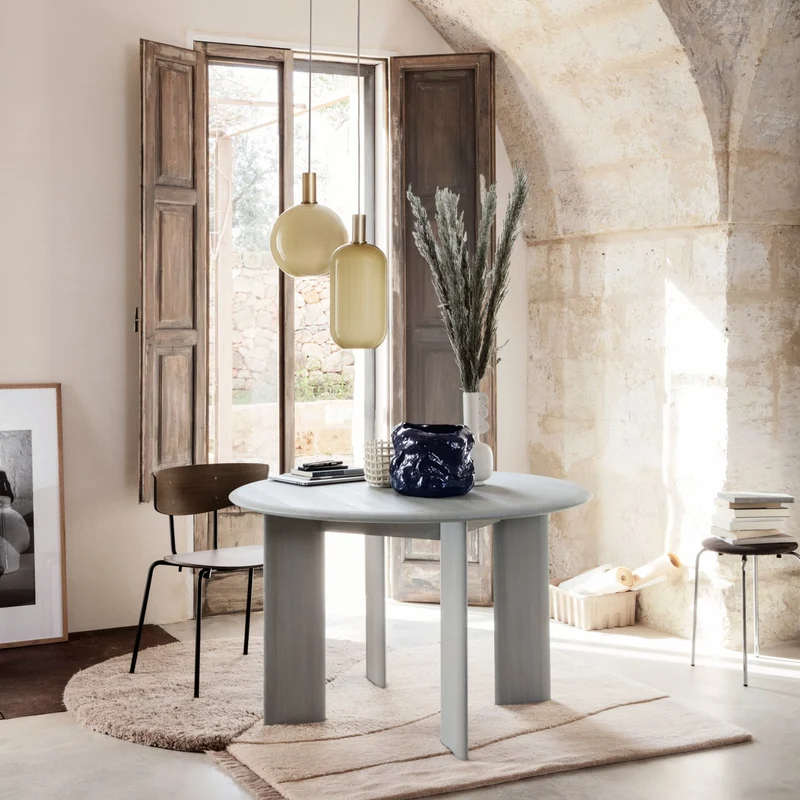 Banc en bois blanc huilé Bevel - Ferm Living