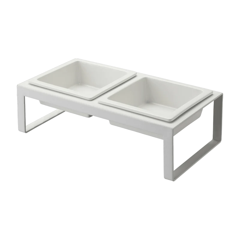 Gamelle pour animal de compagnie blanche - Yamazaki