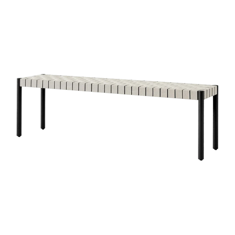 Banc en chêne noir 157 cm Betty Bench - &Tradition