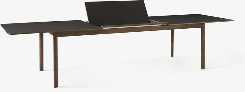 Table à manger avec rallonge en chêne blanchi stratifié Fenix 180 à 280 cm Patch HW1 - &Tradition