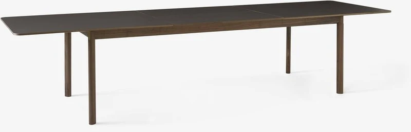 Table à manger avec rallonge en chêne blanchi stratifié Fenix 180 à 280 cm Patch HW1 - &Tradition