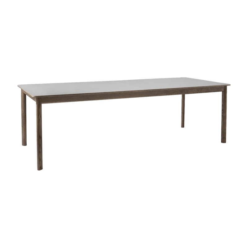 Table à manger avec rallonge en chêne fumé stratifié Fenix 240 à 340 cm Patch HW2 - &Tradition