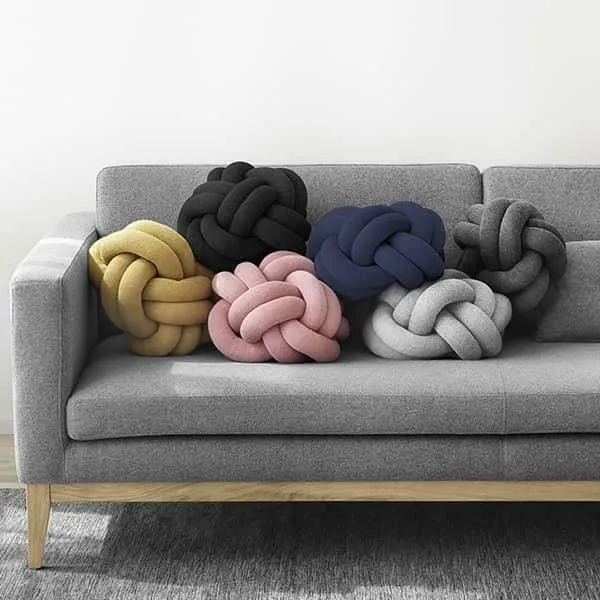 Coussin crème Knot - Design House Stockholm