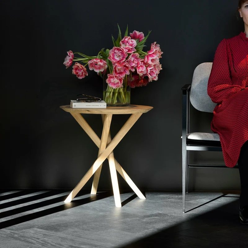 Table d'appoint en chêne Mikado - Ethnicraft Accessories