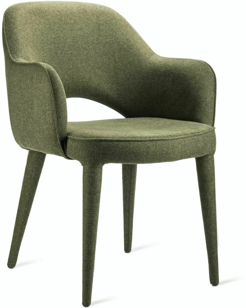 Chaise en tissu vert Cosy - Pols Potten