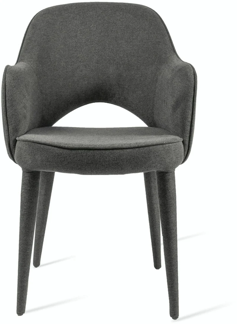 Chaise en tissu gris Cosy - Pols Potten