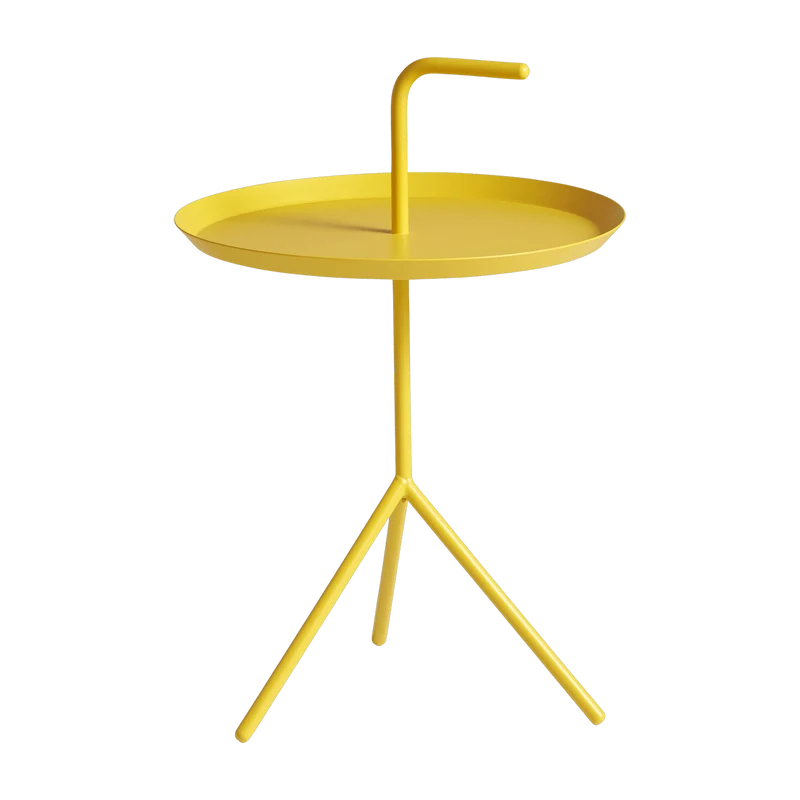 Table d'appoint en métal jaune DLM - HAY