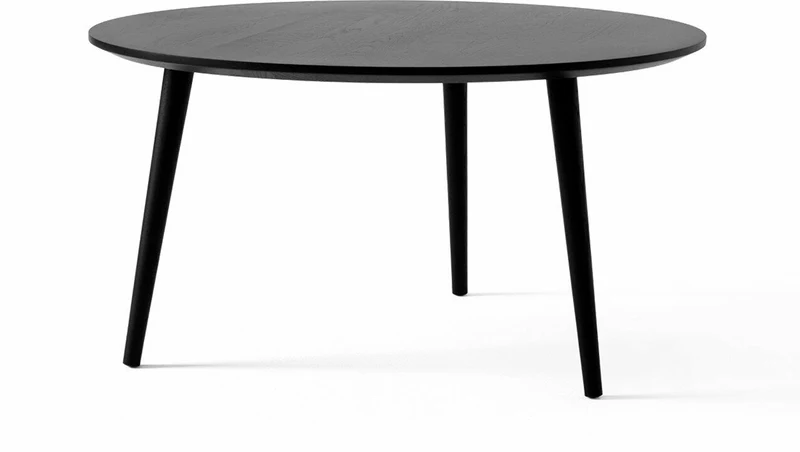 Grande table basse en chêne laqué noir In Between SK15 - &Tradition