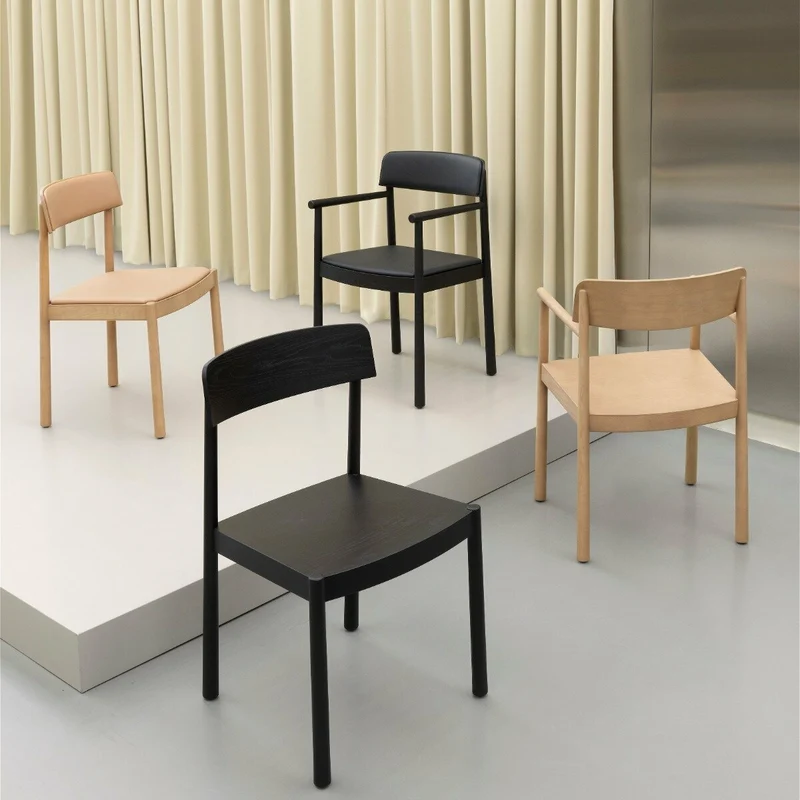 Chaise en bois de frêne Timb Tan - Normann Copenhagen