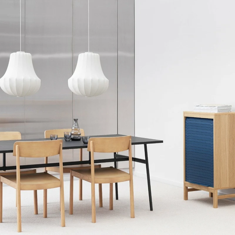 Chaise en bois de frêne Timb Tan - Normann Copenhagen